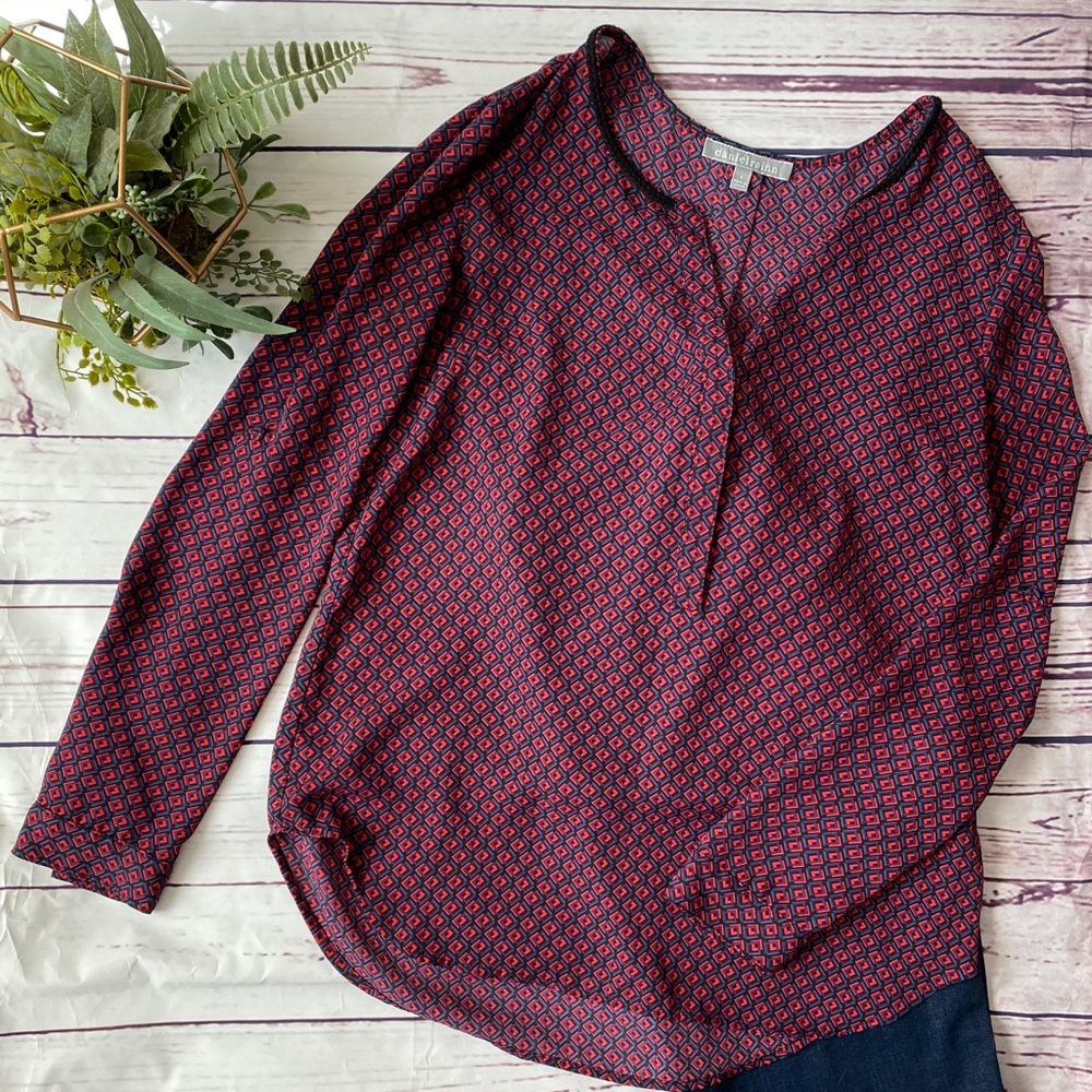 Daniel Rainn Lorence Henley Blouse - Size Small